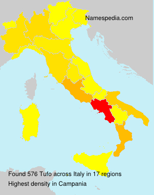 Surname Tufo in Italy Surname Tufo in Italy