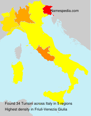 Surname Turisini in Italy Surname Turisini in Italy