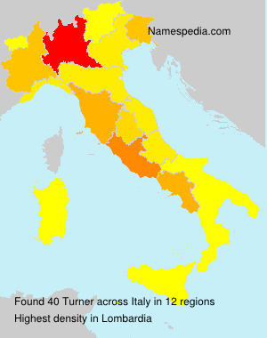 Surname Turner in Italy Surname Turner in Italy