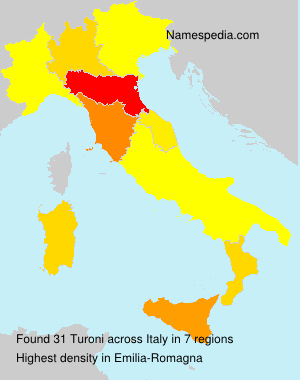 Surname Turoni in Italy Surname Turoni in Italy