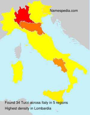 Surname Turzi in Italy Surname Turzi in Italy