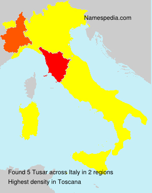 Surname Tusar in Italy Surname Tusar in Italy