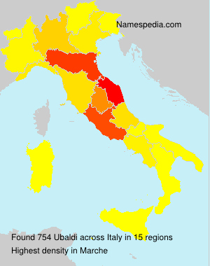 Surname Ubaldi in Italy Surname Ubaldi in Italy