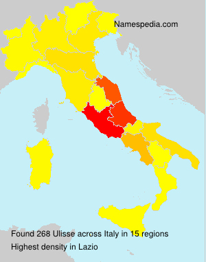 Surname Ulisse in Italy Surname Ulisse in Italy