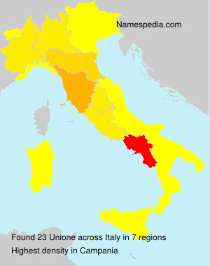 Surname Unione in Italy Surname Unione in Italy