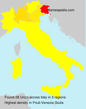 Surname Urizzi in Italy Surname Urizzi in Italy