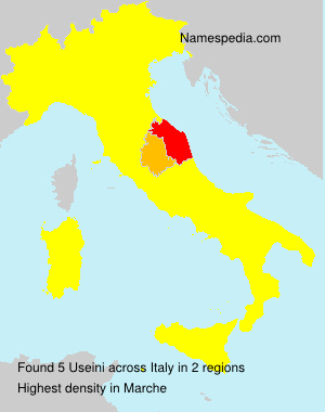 Surname Useini in Italy Surname Useini in Italy