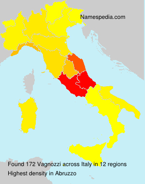 Surname Vagnozzi in Italy Surname Vagnozzi in Italy