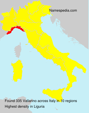 Surname Vallarino in Italy Surname Vallarino in Italy