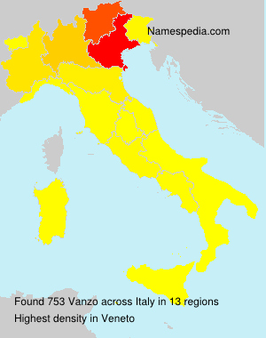 Surname Vanzo in Italy Surname Vanzo in Italy