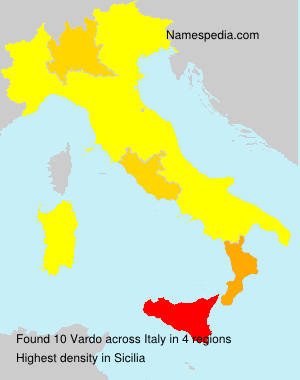 Surname Vardo in Italy Surname Vardo in Italy