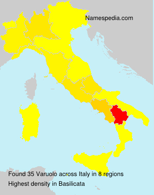 Surname Varuolo in Italy