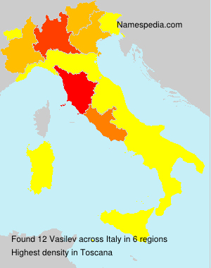 Surname Vasilev in Italy Surname Vasilev in Italy