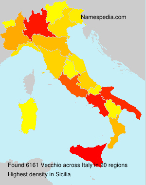 Surname Vecchio in Italy Surname Vecchio in Italy