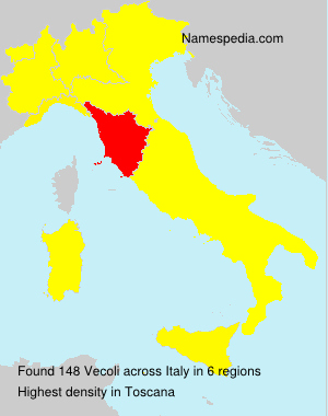 Surname Vecoli in Italy Surname Vecoli in Italy