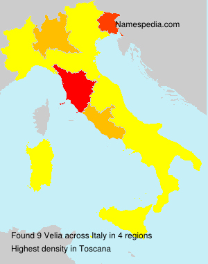 Surname Velia in Italy Surname Velia in Italy