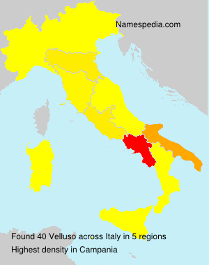Surname Velluso in Italy Surname Velluso in Italy