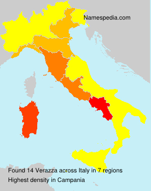 Surname Verazza in Italy Surname Verazza in Italy