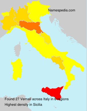 Surname Vernali in Italy Surname Vernali in Italy