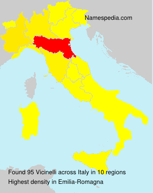 Surname Vicinelli in Italy Surname Vicinelli in Italy