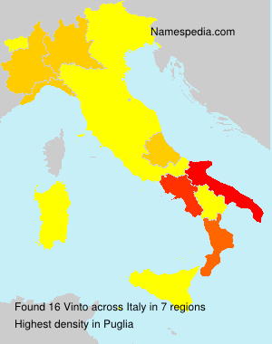 Surname Vinto in Italy Surname Vinto in Italy
