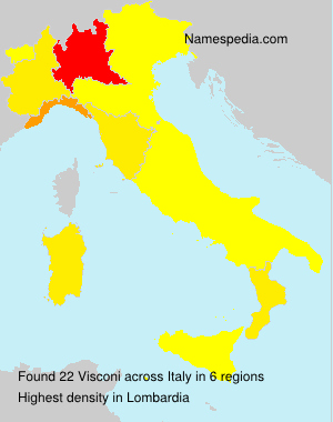 Surname Visconi in Italy Surname Visconi in Italy