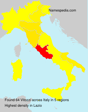 Surname Vitozzi in Italy Surname Vitozzi in Italy