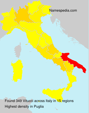 Surname Vitucci in Italy Surname Vitucci in Italy