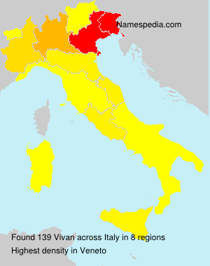 Surname Vivan in Italy Surname Vivan in Italy
