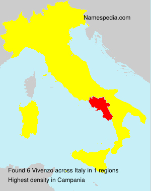 Surname Vivenzo in Italy Surname Vivenzo in Italy