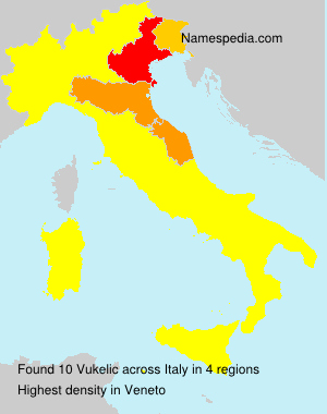 Surname Vukelic in Italy Surname Vukelic in Italy
