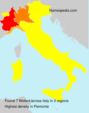 Surname Weltert in Italy Surname Weltert in Italy