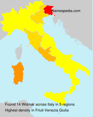 Surname Widmar in Italy Surname Widmar in Italy