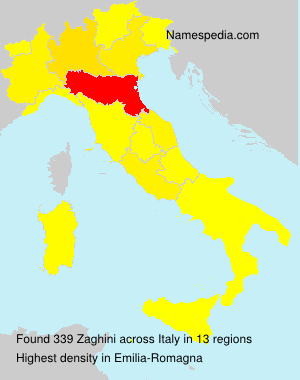 Surname Zaghini in Italy Surname Zaghini in Italy