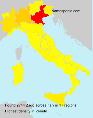 Surname Zago in Italy
