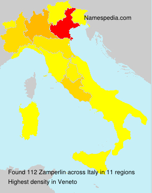 Surname Zamperlin in Italy Surname Zamperlin in Italy