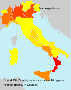Surname Zampogna in Italy Surname Zampogna in Italy