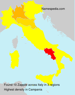 Surname Zappile in Italy Surname Zappile in Italy