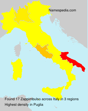 Surname Zappimbulso in Italy Surname Zappimbulso in Italy