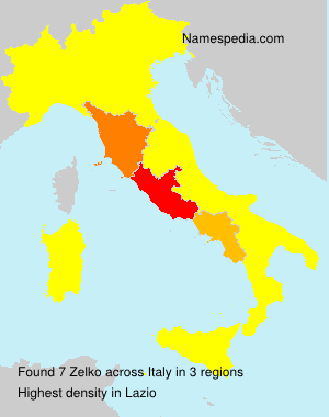 Surname Zelko in Italy Surname Zelko in Italy