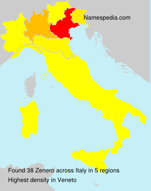 Surname Zenero in Italy Surname Zenero in Italy