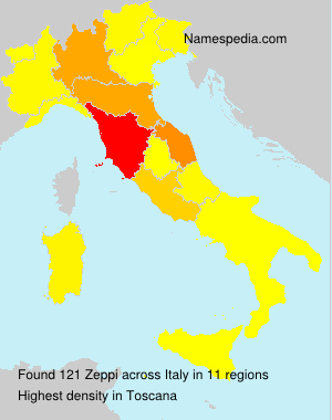Surname Zeppi in Italy Surname Zeppi in Italy