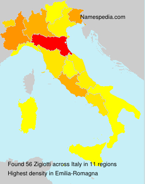 Surname Zigiotti in Italy Surname Zigiotti in Italy