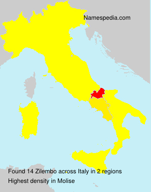 Surname Zilembo in Italy Surname Zilembo in Italy