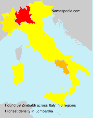 Surname Zimbaldi in Italy Surname Zimbaldi in Italy