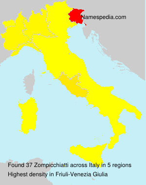 Surname Zompicchiatti in Italy Surname Zompicchiatti in Italy