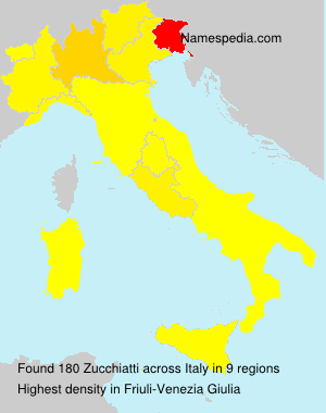 Surname Zucchiatti in Italy Surname Zucchiatti in Italy