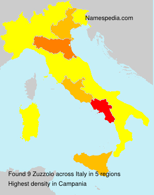 Surname Zuzzolo in Italy Surname Zuzzolo in Italy