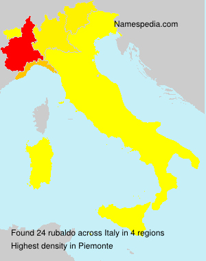 Surname rubaldo in Italy Surname rubaldo in Italy
