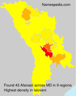Surname Afanasii in Moldova Surname Afanasii in Moldova